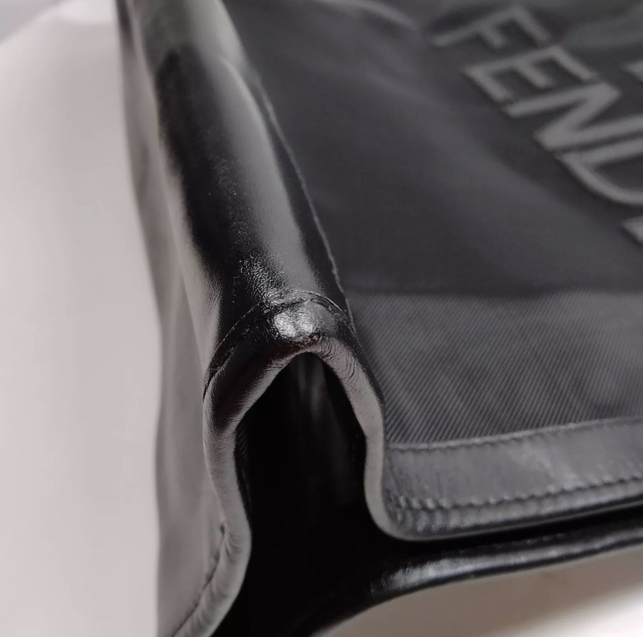 FENDI see through shoulder bag