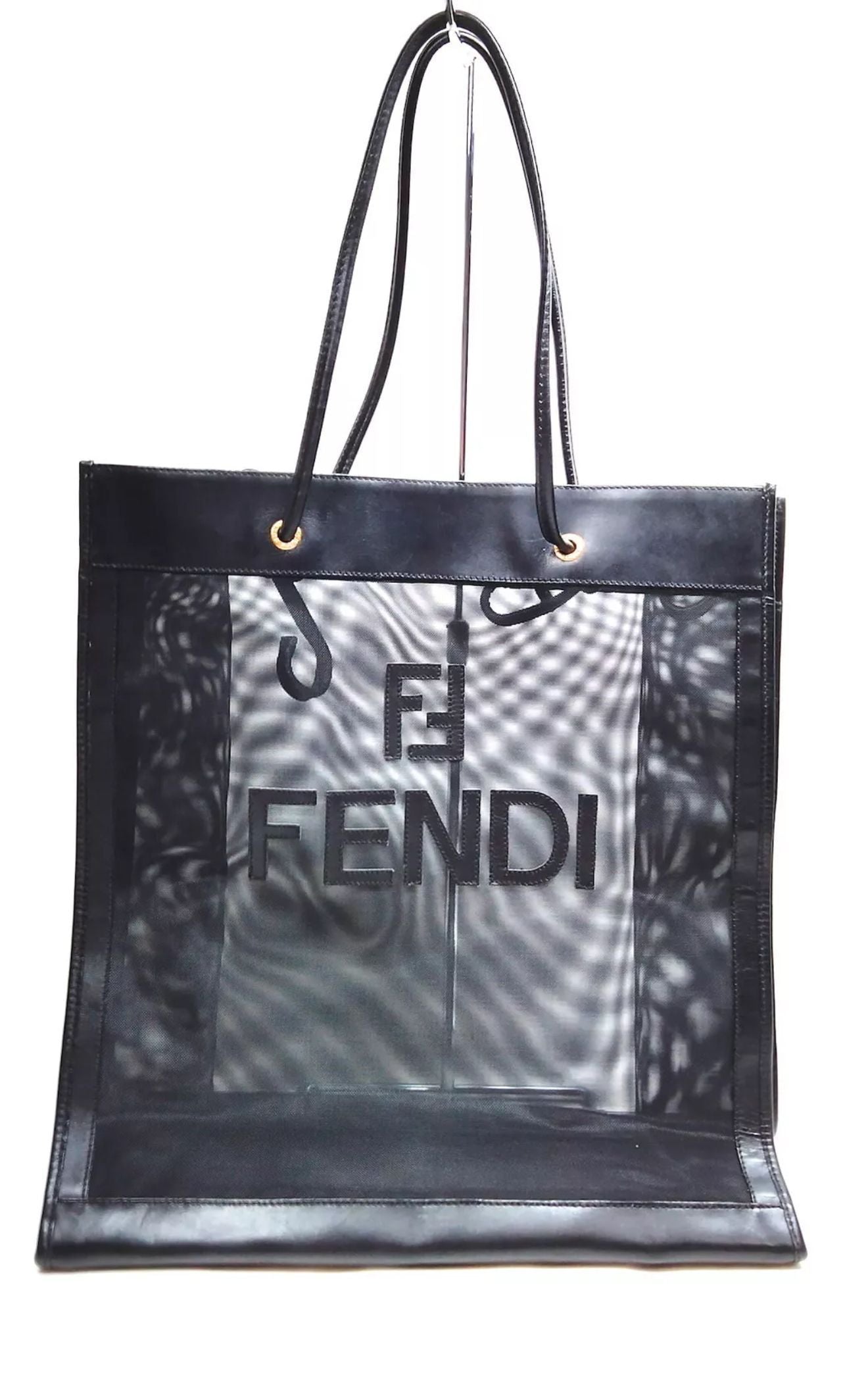 FENDI see through shoulder bag