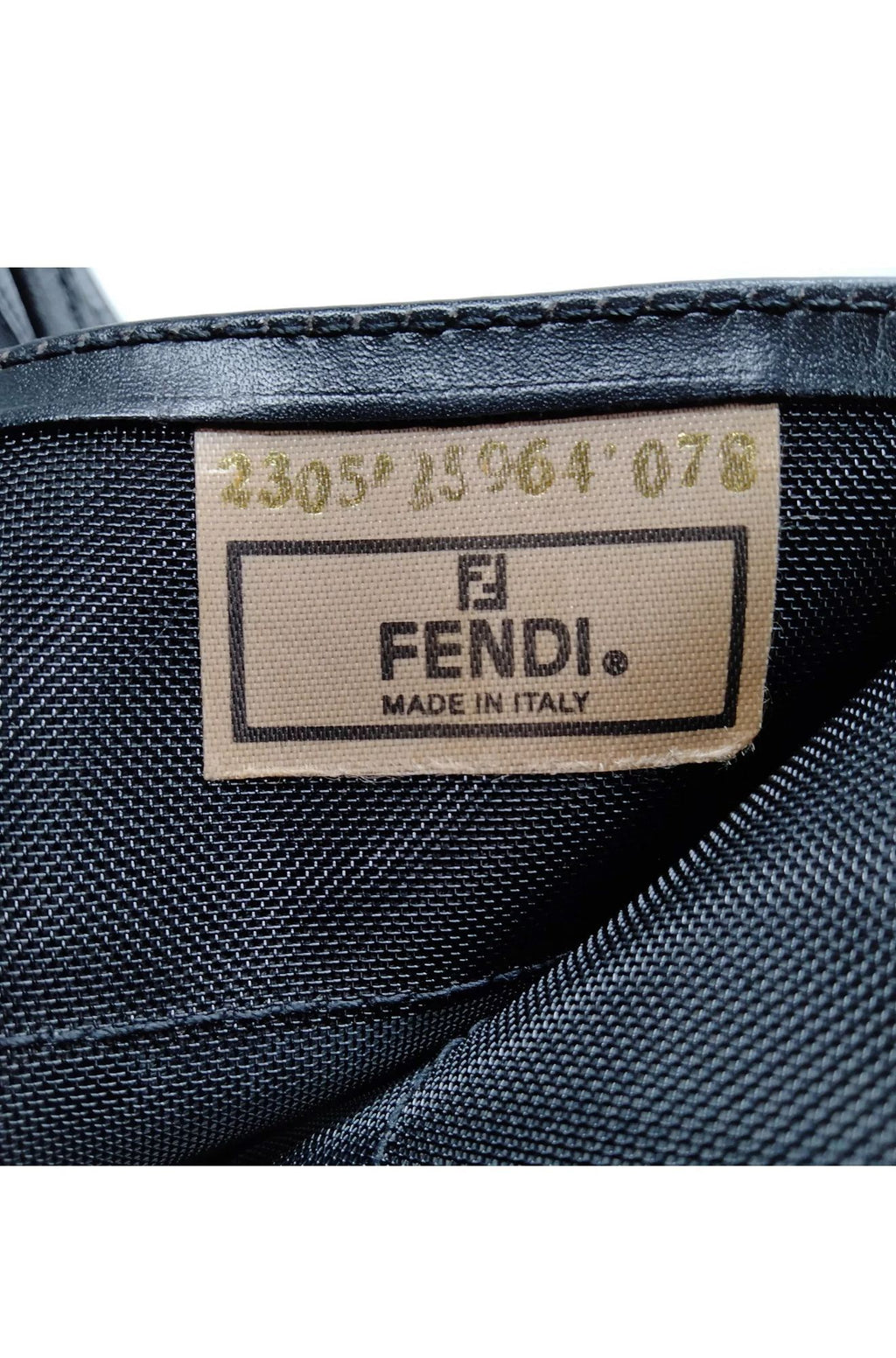 FENDI see through shoulder bag