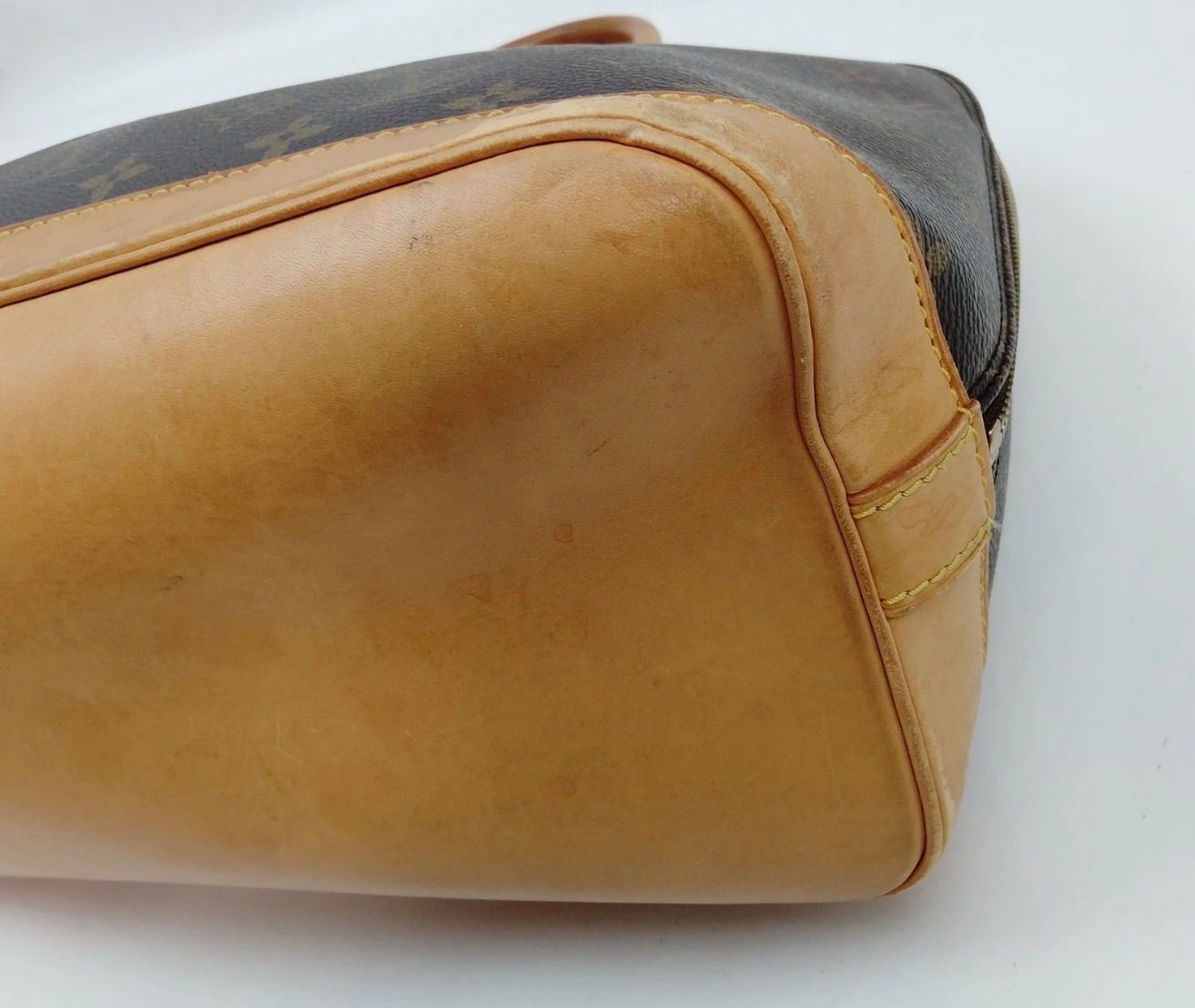 Louis Vuitton LV Hand Bag Alma Brown Monogram