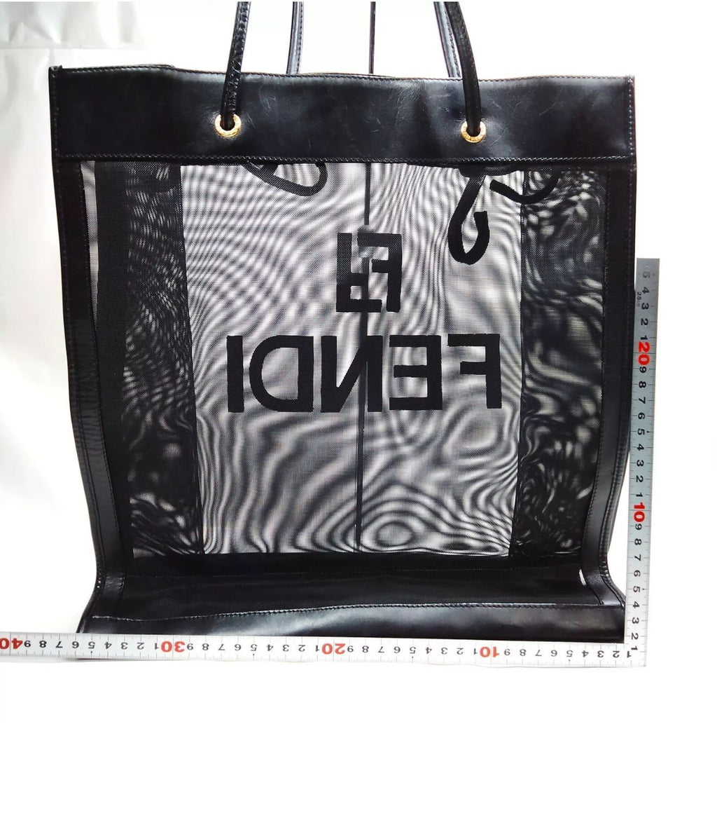 FENDI see through shoulder bag