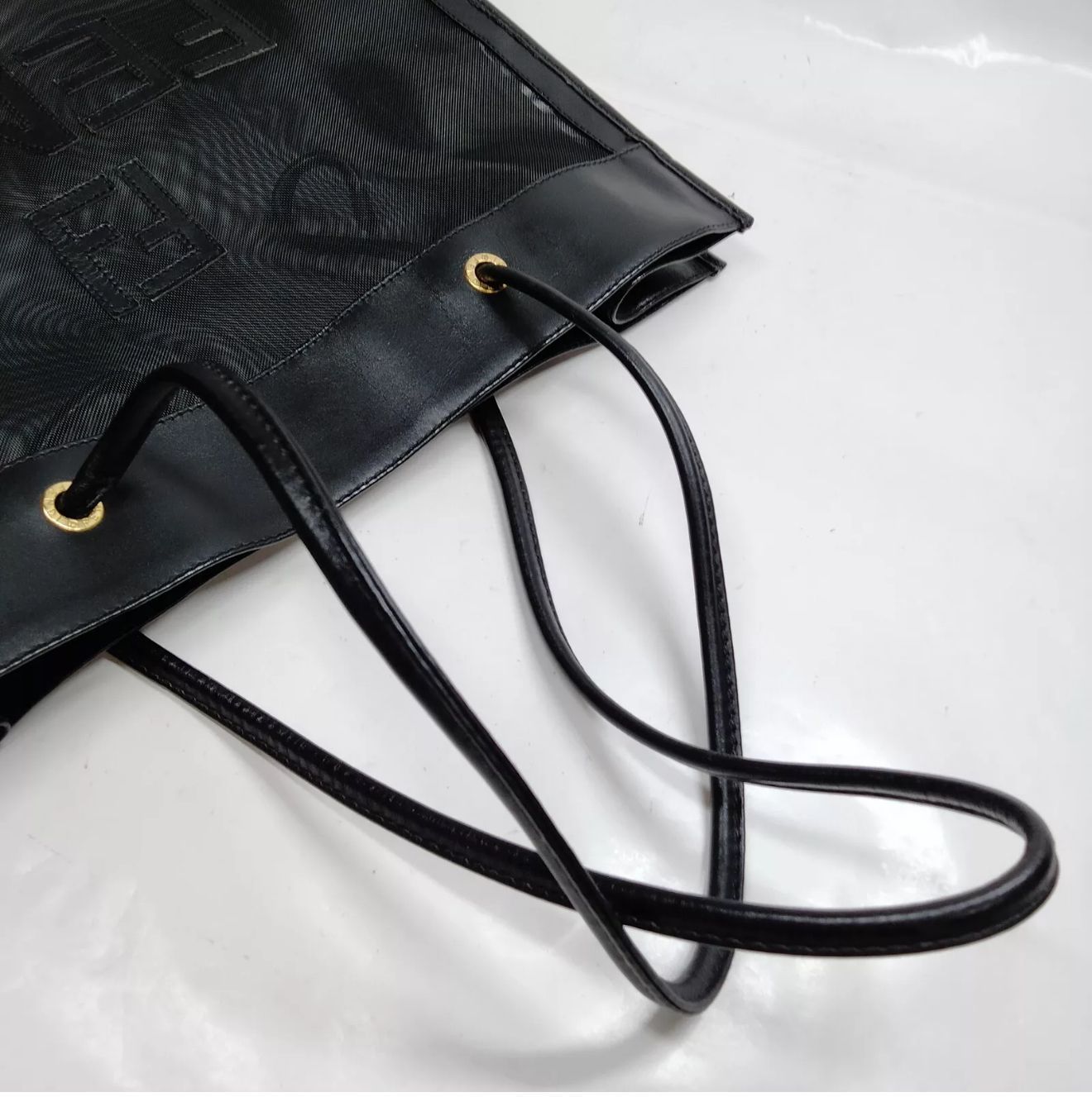 FENDI see through shoulder bag