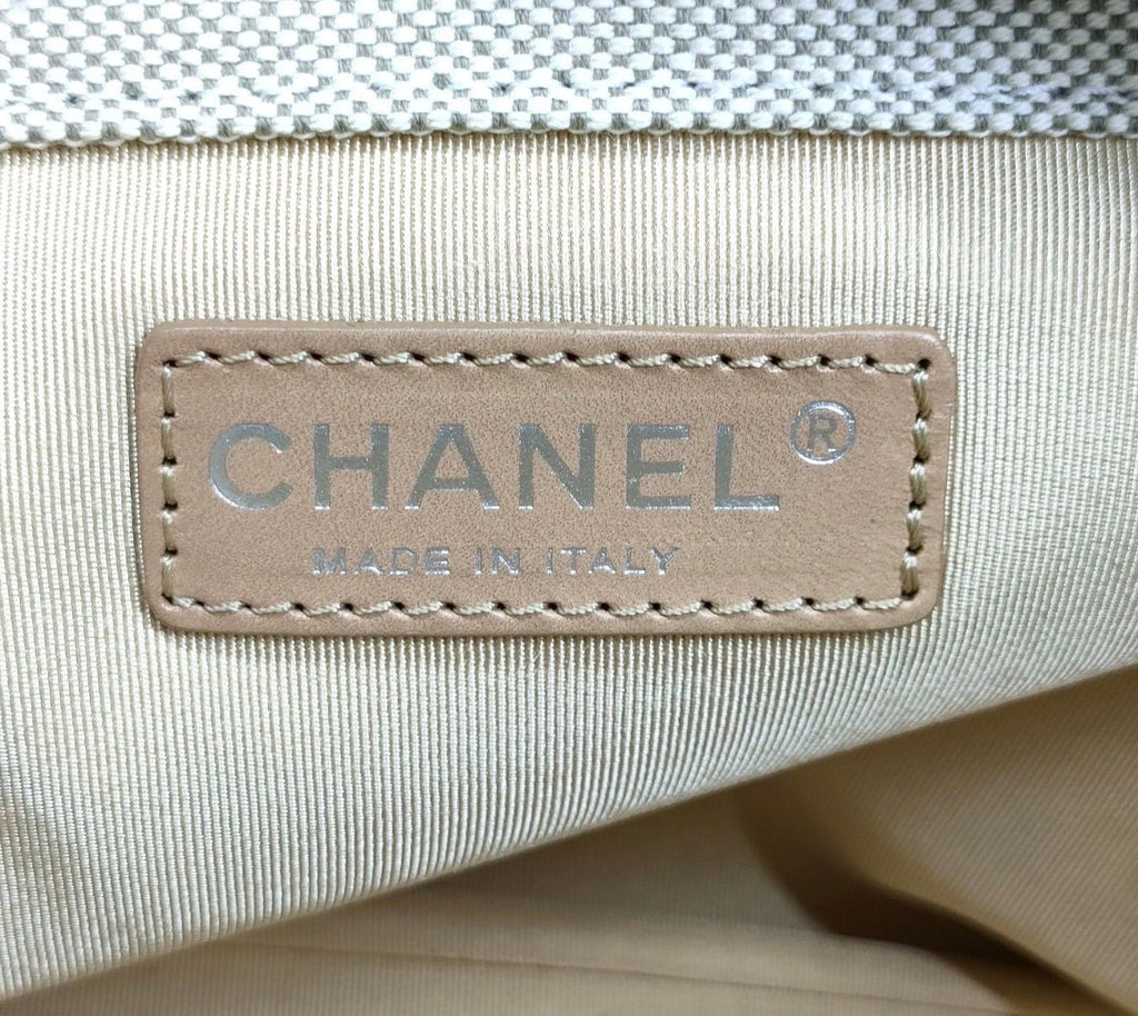 Chanel Tote Bag  Beige Canvas