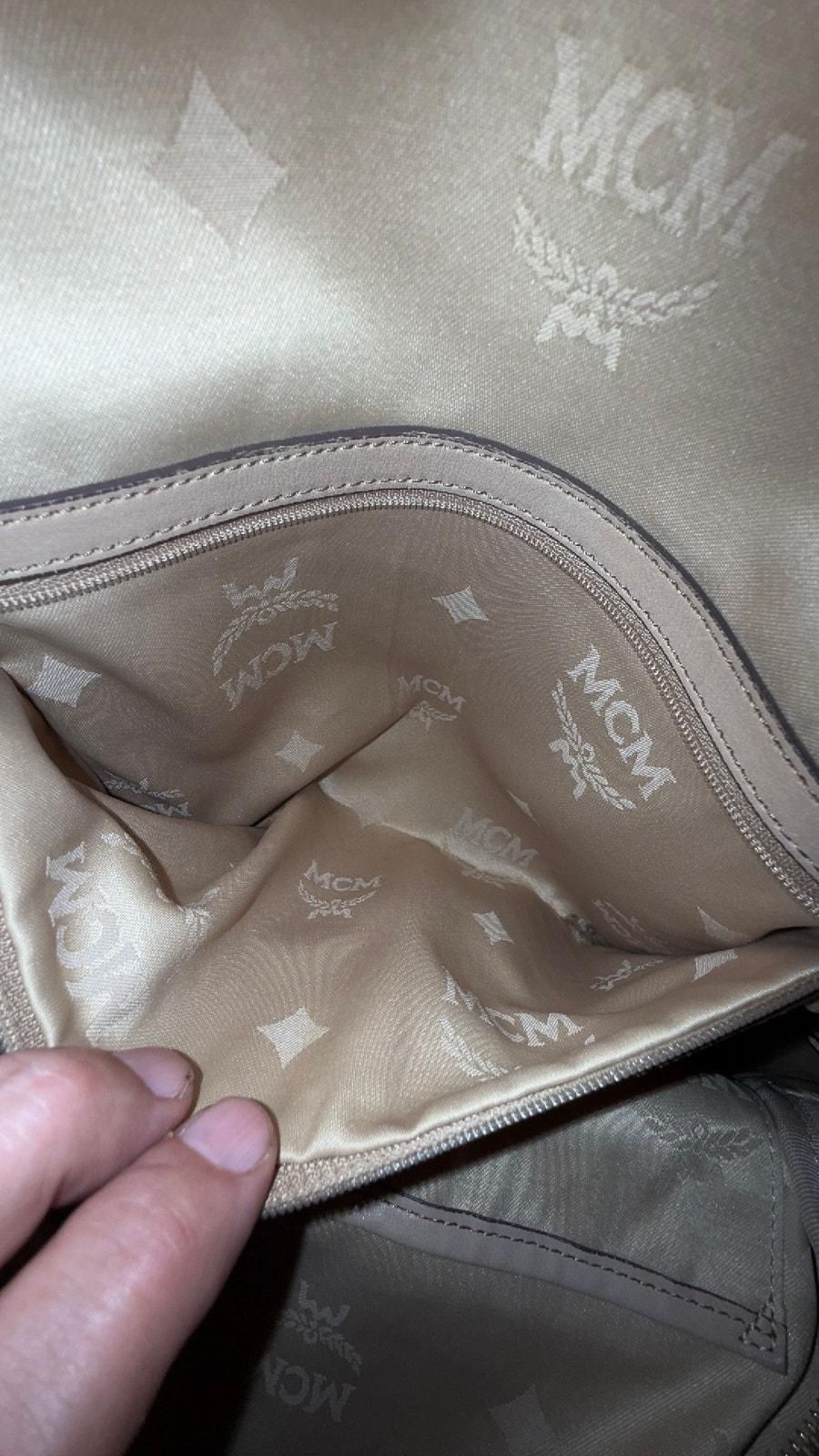 MCM Light Brown Backpack BACK TO SCHOOL.