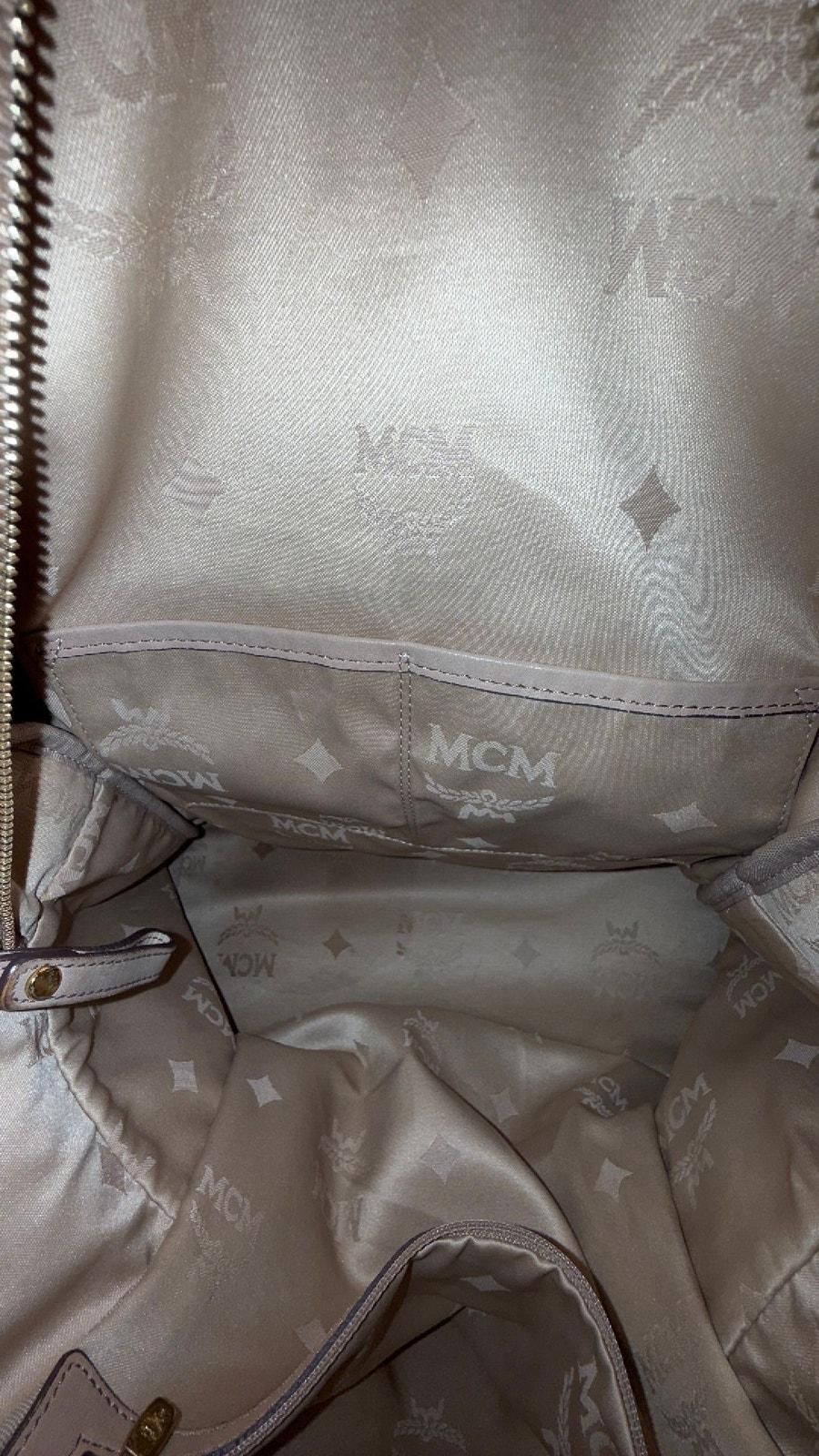 MCM Light Brown Backpack BACK TO SCHOOL.