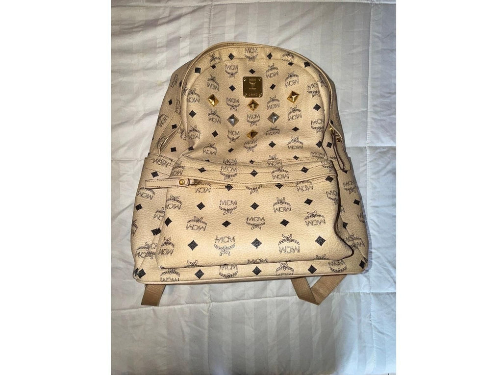MCM Light Brown Backpack BACK TO SCHOOL.