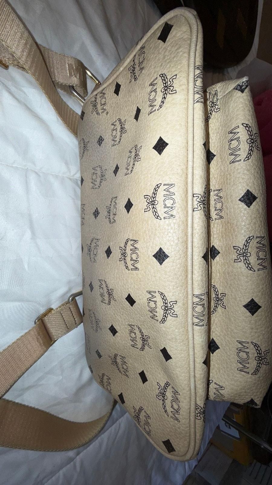 MCM Light Brown Backpack BACK TO SCHOOL.